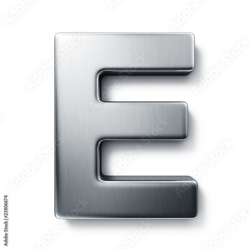 The letter E