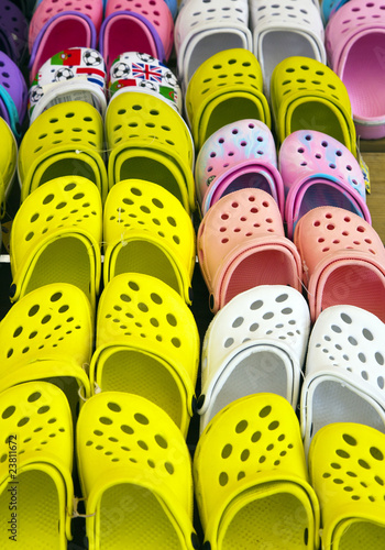 plastic shoes on the market
