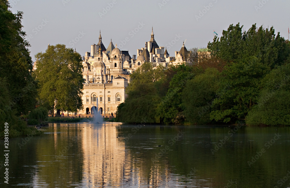 St James Park in the evening sun St James Park in the evening sun
