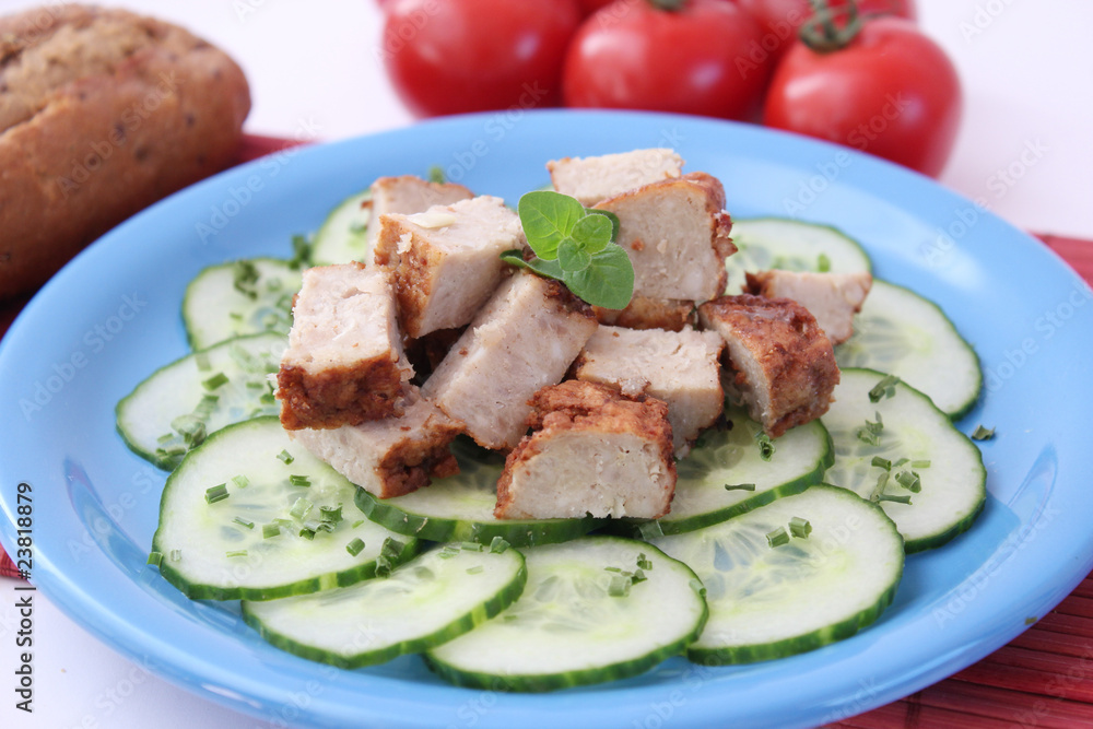 frischer Gurkensalat frischer Gurkensalat