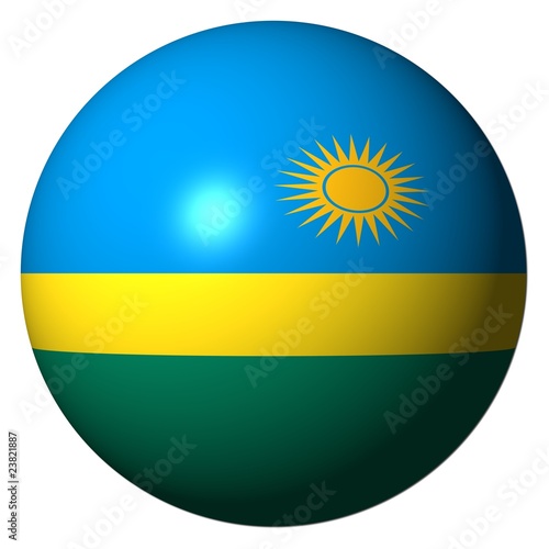 Rwanda flag sphere isolated on white illustration Free Download Rwanda flag sphere isolated on white illustration - GFXLoad