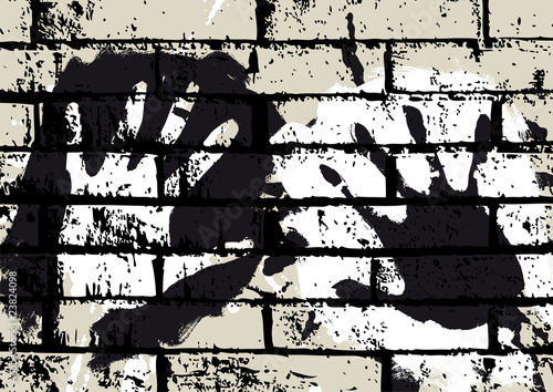 mani sul muro