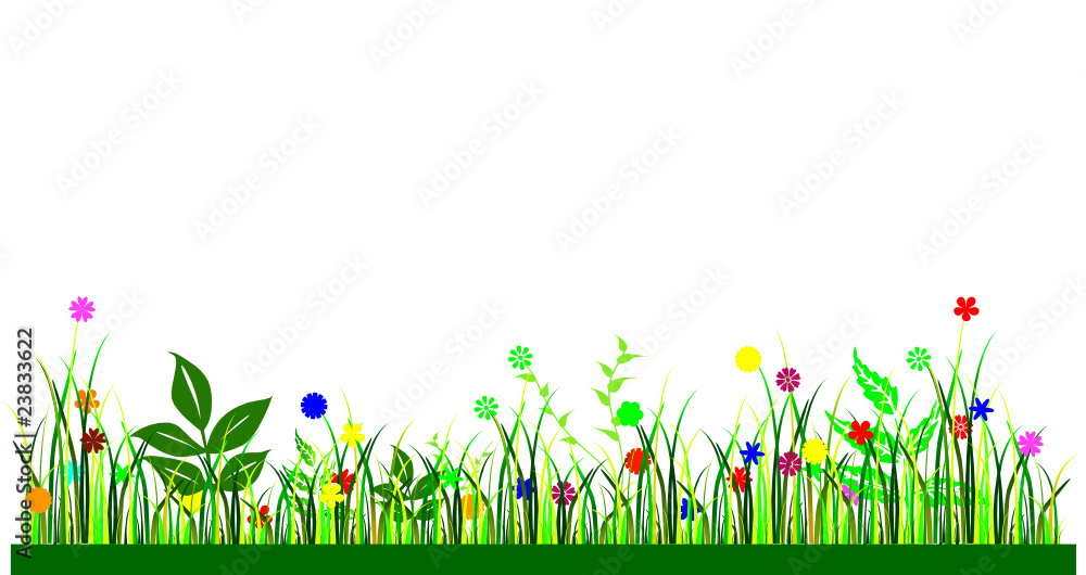 flowers for background vector illustration
