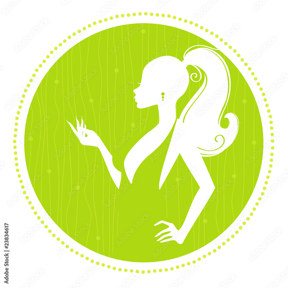 Elegant girl, vector Elegant girl, vector