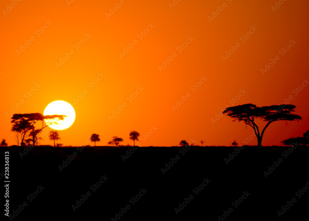 African Sunrise, Serengeti, Tanzania