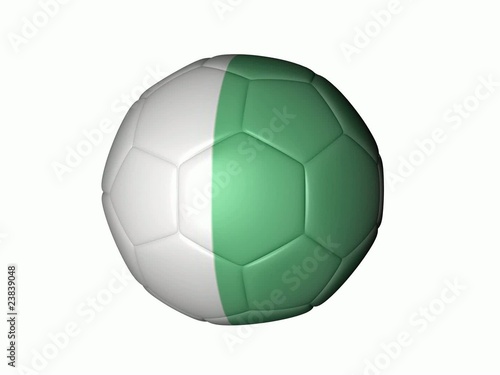 Balón de Fútbol Bandera Nigeria