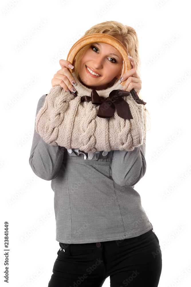 Portrait of smiling young blonde Portrait of smiling young blonde