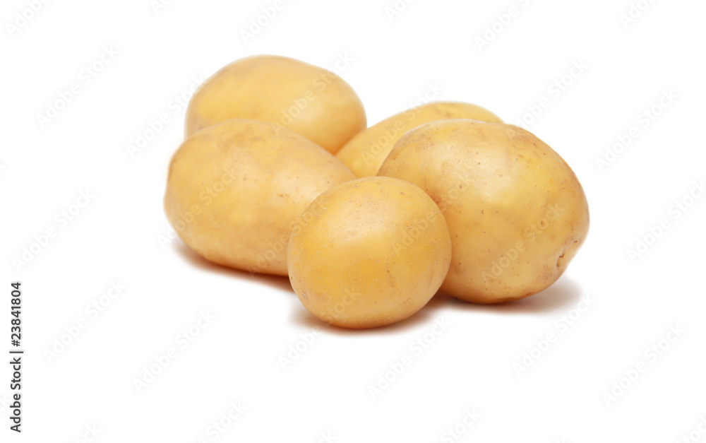 Raw potatoes