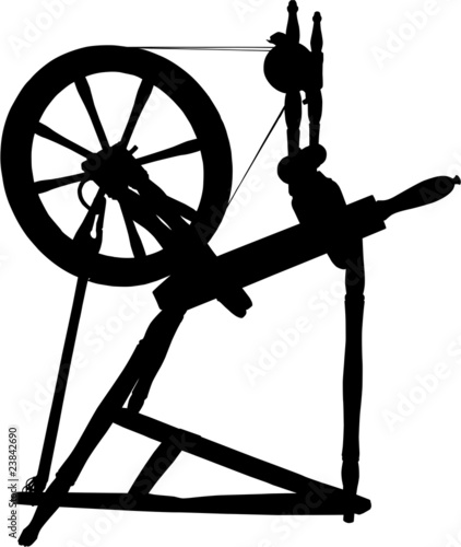 Antique Spinning Wheel