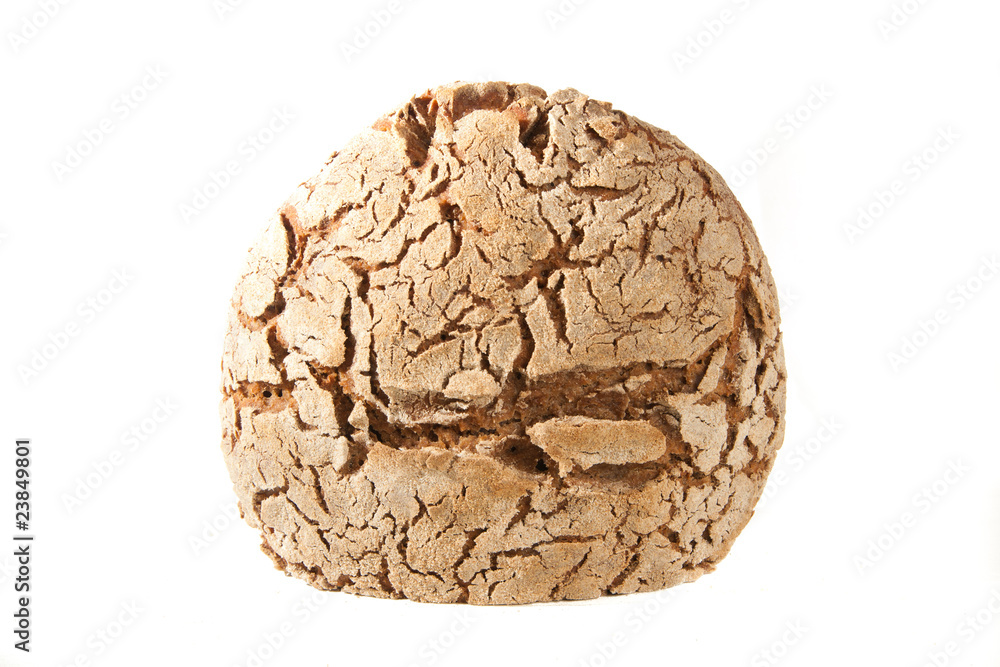 homemade bread isolated on white homemade bread isolated on white