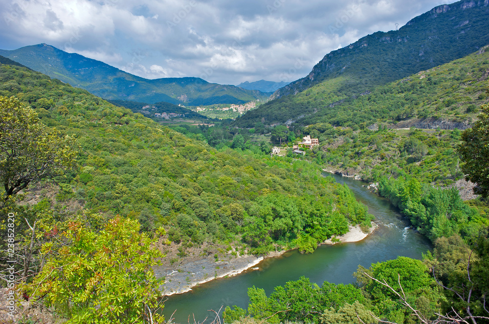 The River Orb in the Herault region of France