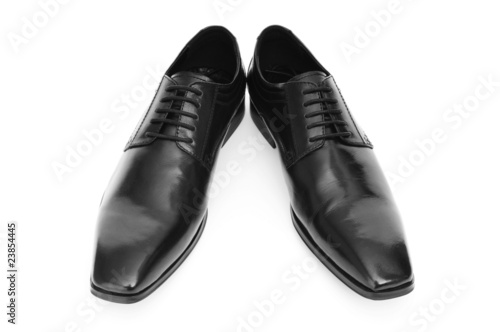 Male shoes isolated on the white background