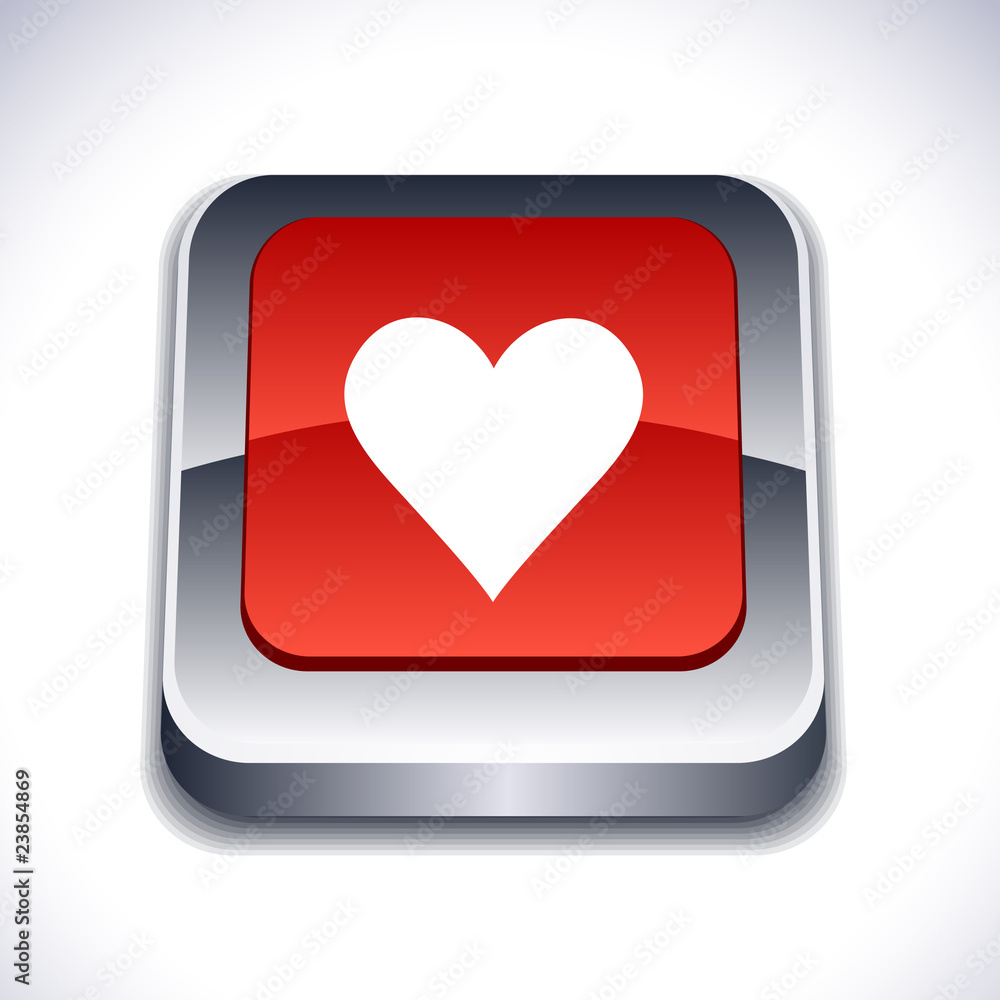Love 3d button. Love 3d button.