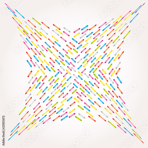 Multicolored dot background vector point illustration