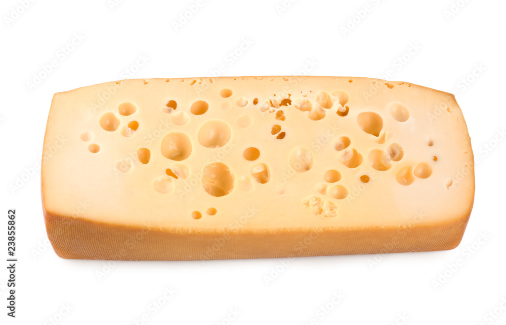 Dutch cheese isolated Dutch cheese isolated
