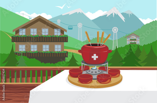 Swiss fondue