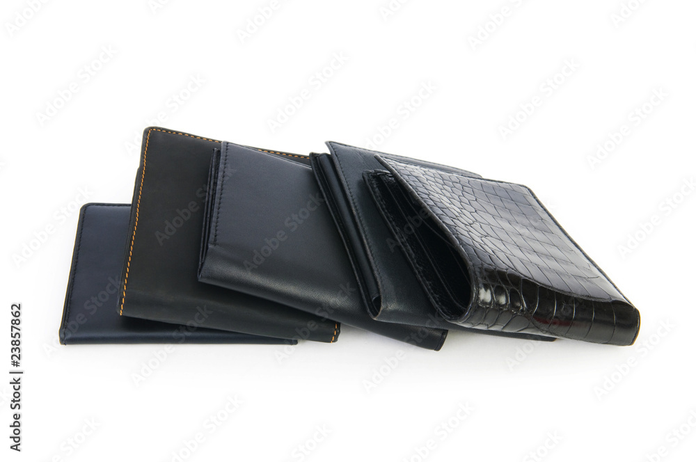 Wallet isolated on the white background Wallet isolated on the white background