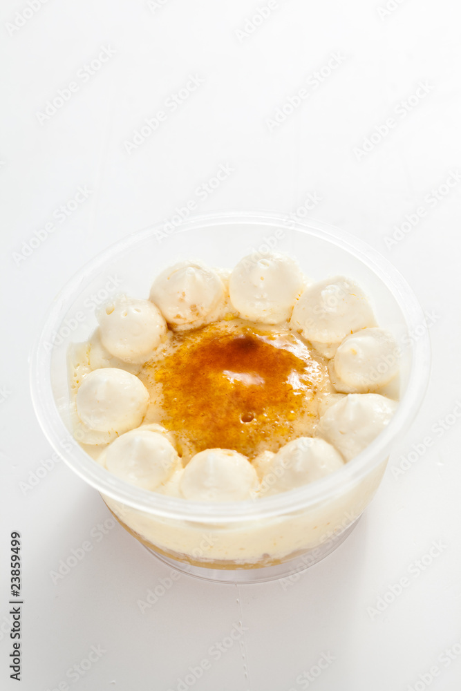 cup of whiskey cake with cream cup of whiskey cake with cream