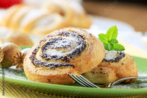 Sweet pastry rolls