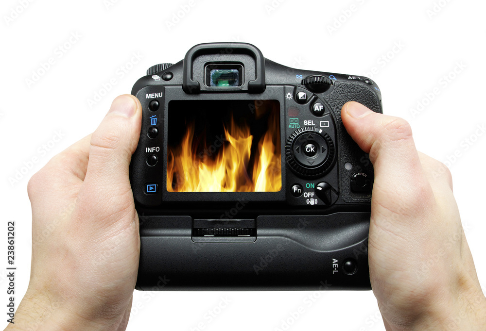 camera in hand camera in hand