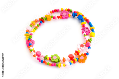 Fotografie Bracelet isolated on the white background