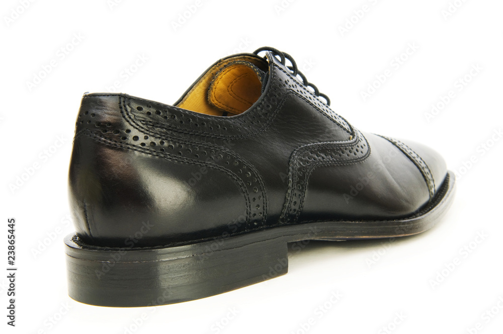 Male shoes isolated on the white background Male shoes isolated on the white background