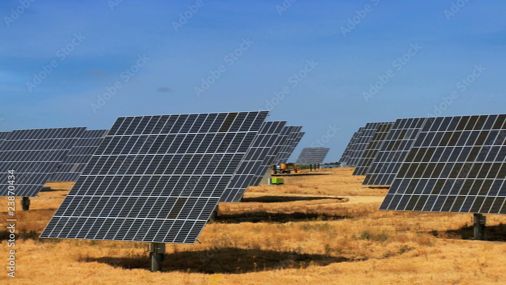 Photovoltaic Solar Energy Panels in Countryside Photovoltaic Solar Energy Panels in Countryside