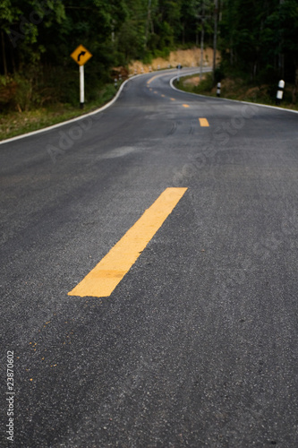 Winding Road in Thailand