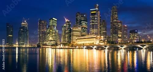 skyline von singapur