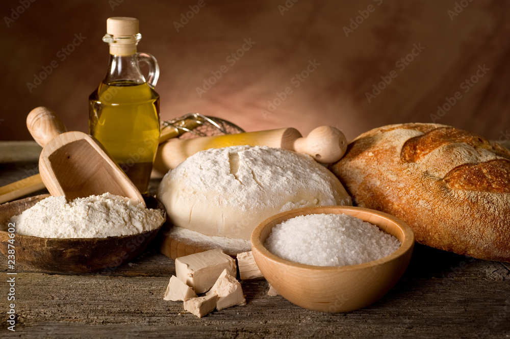 ingredients for bread ingredients for bread