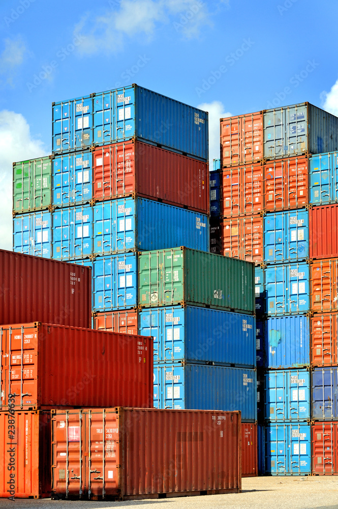 Containers au port Containers au port