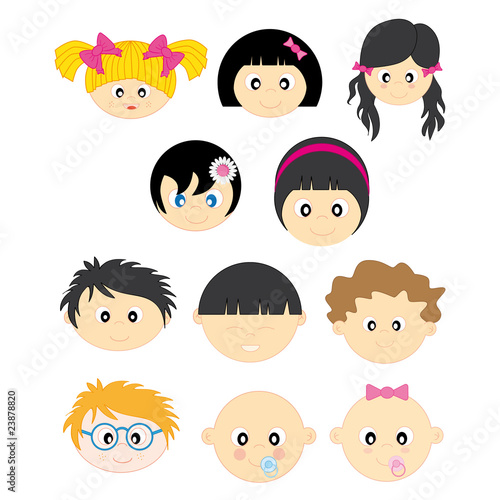 Avatar caras niños