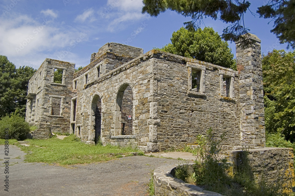Fort Williams at Cape Elizabeth in Maine, Usa