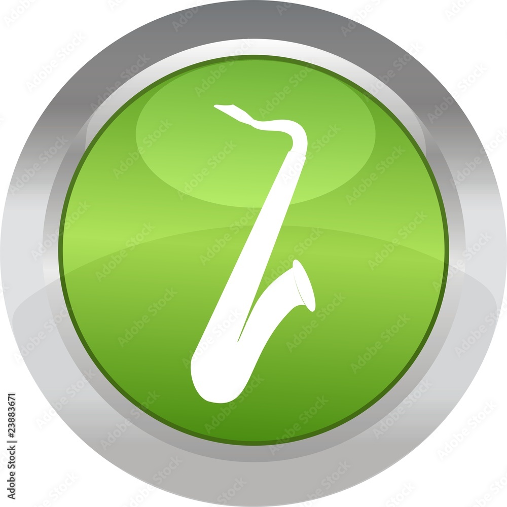 Naklejka premium bouton saxophone