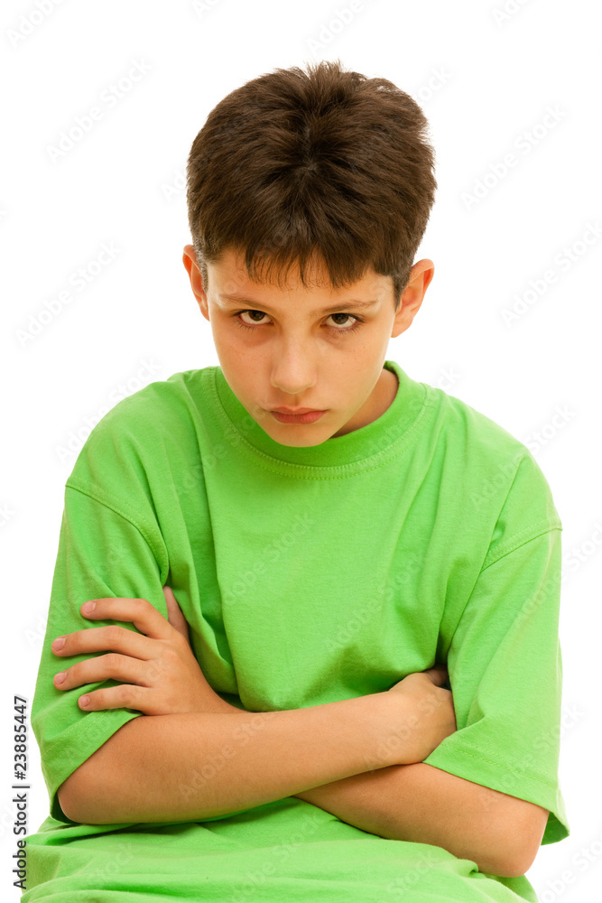 Portrait of a thoughtful kid Portrait of a thoughtful kid