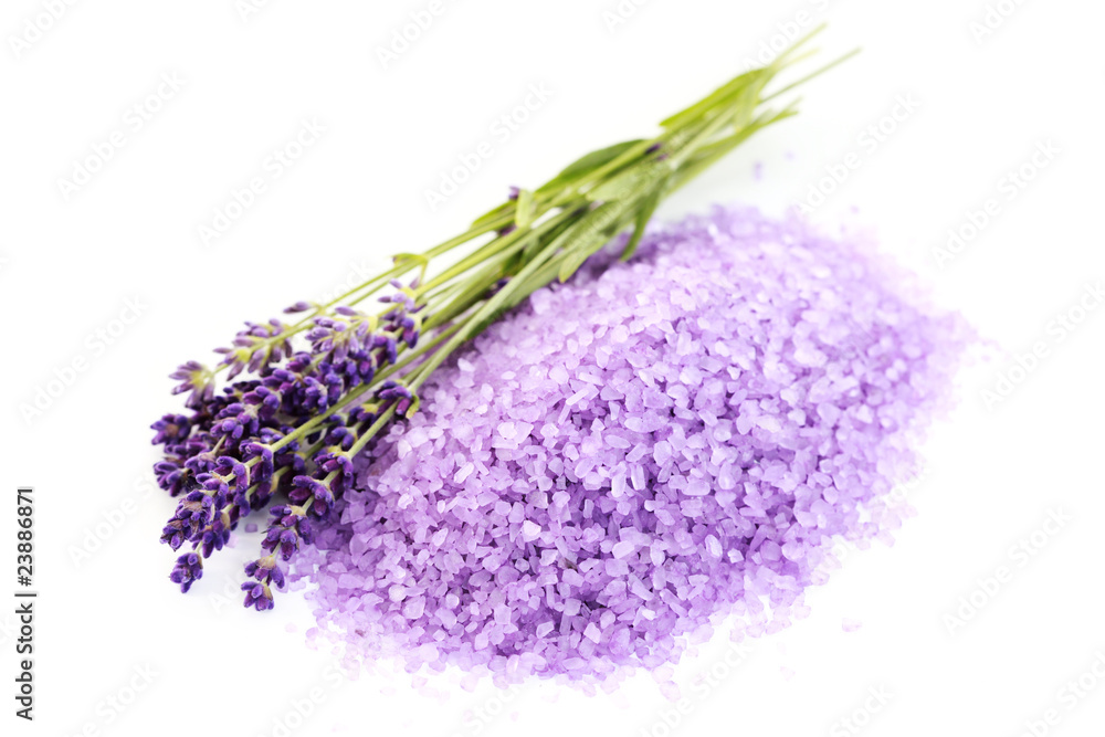 Fototapeta premium lavender bath salt