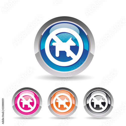 Picto chiens interdits