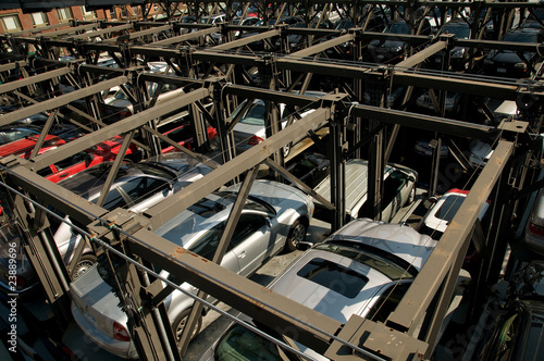 Stack parking in urban space