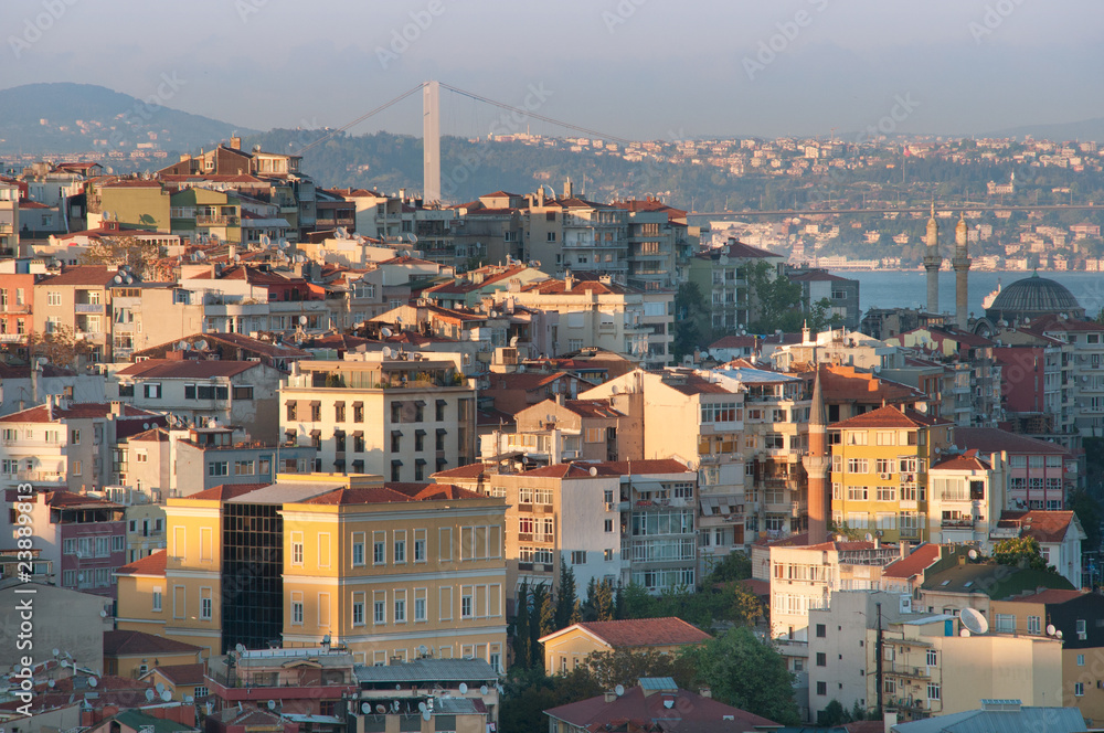 Istanbul Sunset panorama