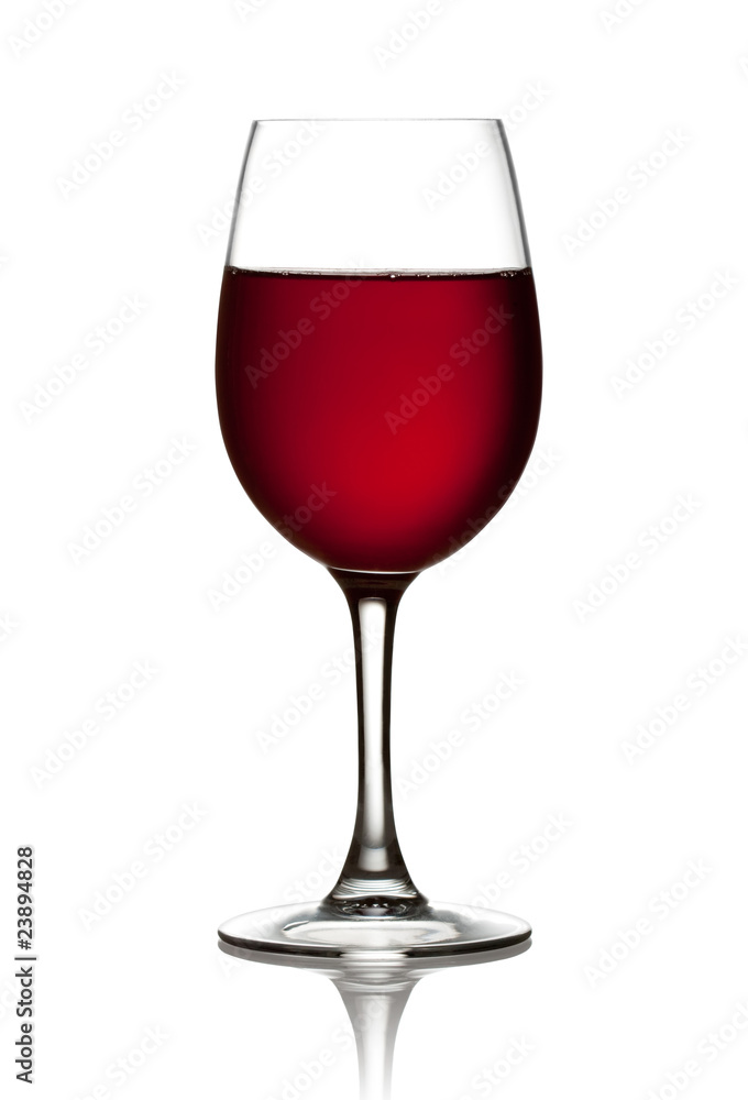 Glass of red wine Glass of red wine