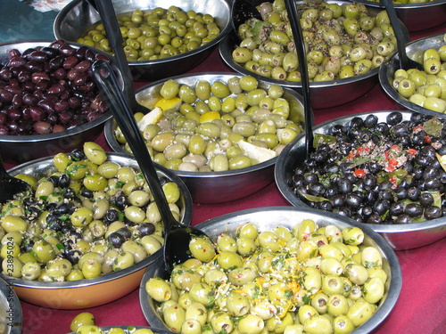 bowl with olives photo