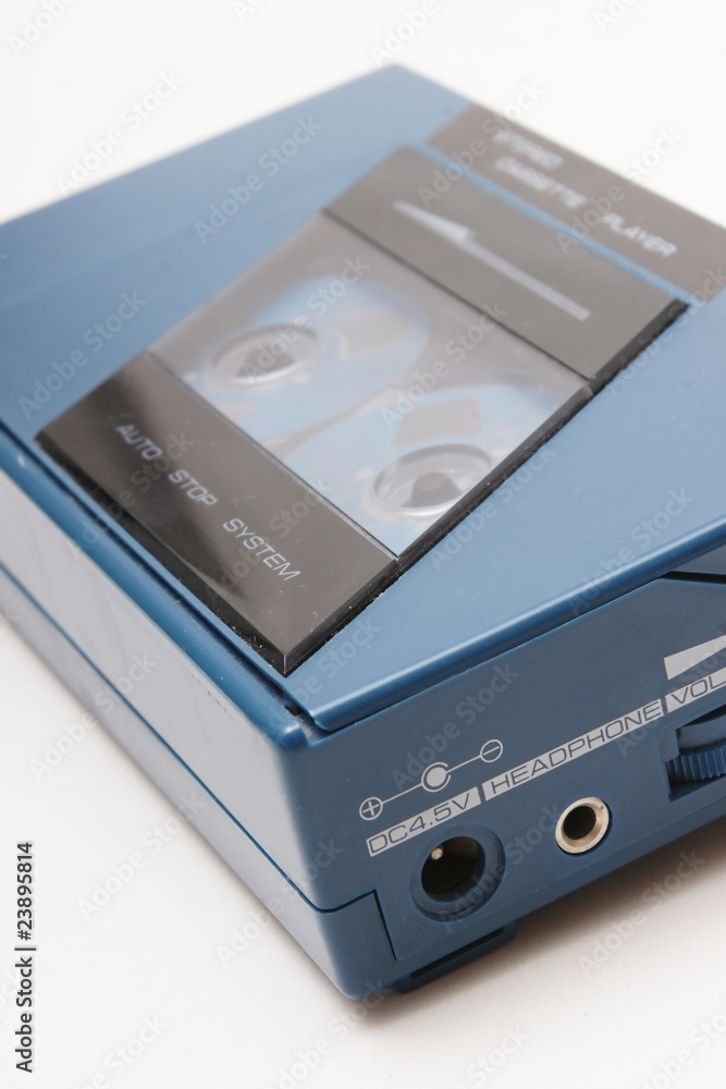 Fototapeta premium stereo cassette player