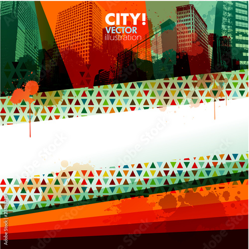 Abstract city background