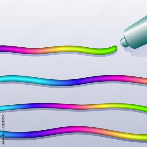 rainbow paint, vector background