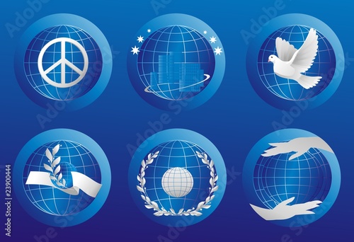 World and freedom symbolics