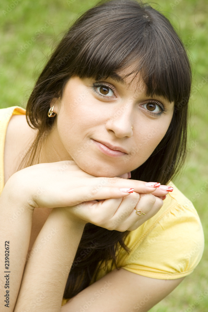 Portrait of a young woman