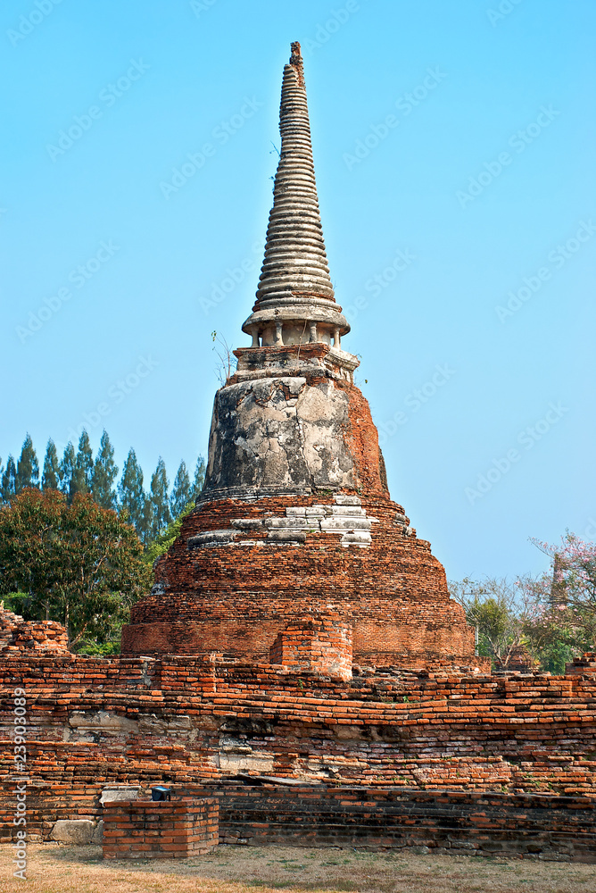Buddhist temple in Ayutthaya