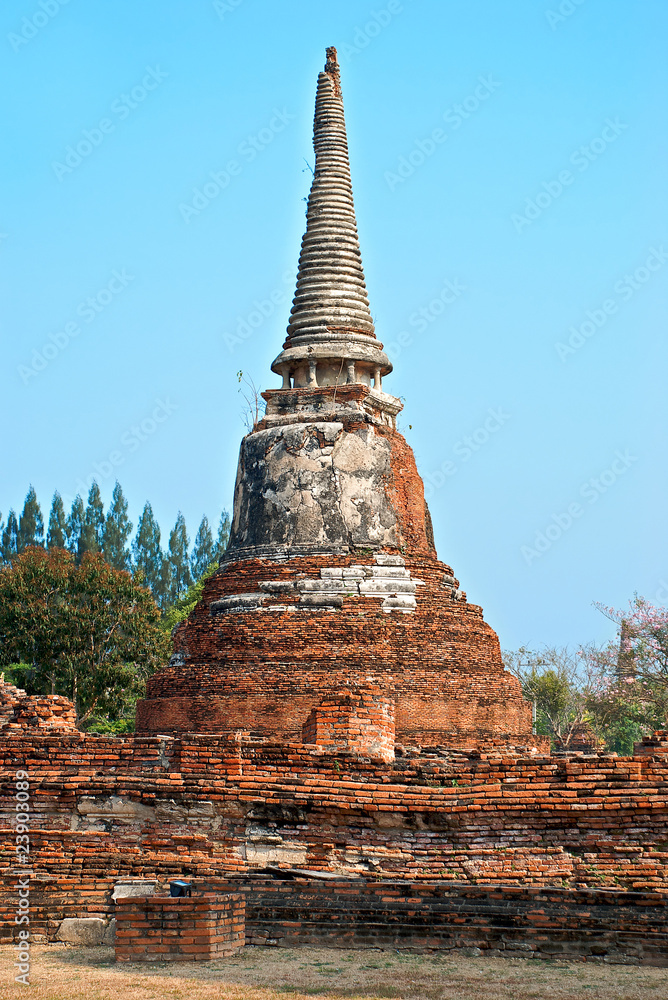 Buddhist temple in Ayutthaya Buddhist temple in Ayutthaya