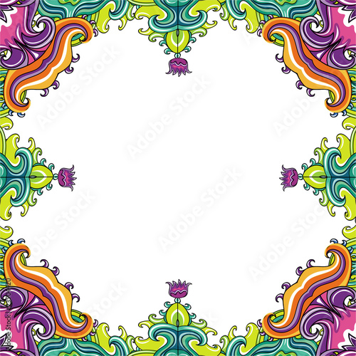Abstract floral frame ( floral series)