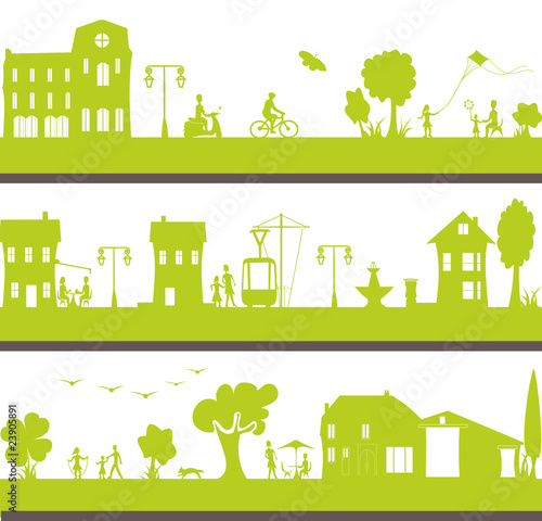 life in a city green